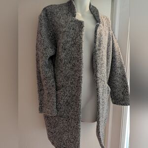 Zara Heather Gray Women's Sweater Coat. Size S